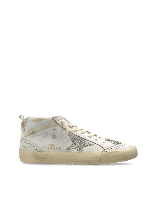 sneaker Mid Star Classic Golden Goose beige platiunum Golden Goose | GWF00122F00809815647
